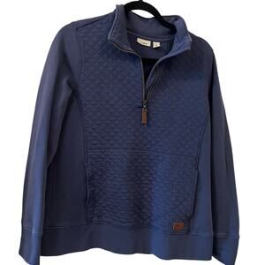L.L. Bean 1/4 Zip Women's Pullover - Navy - M